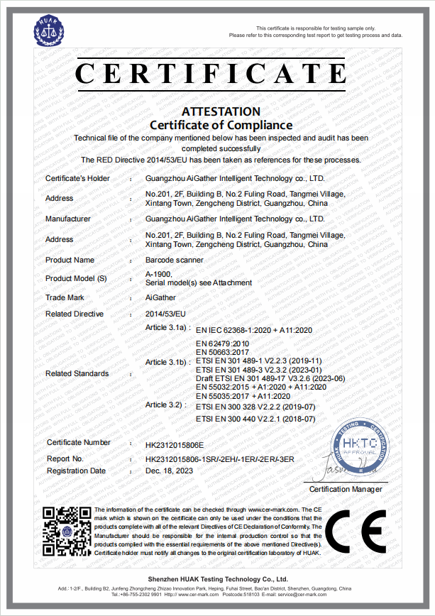 Certificate & Honor