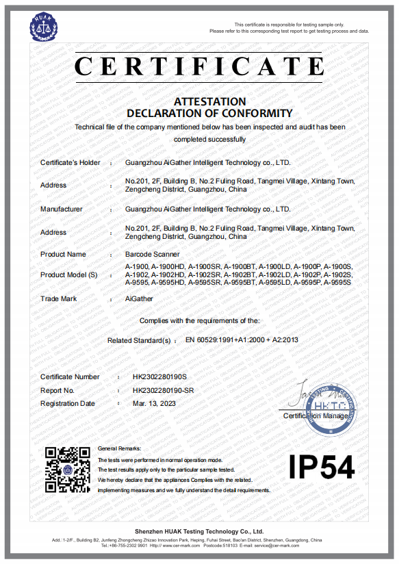 Certificate & Honor