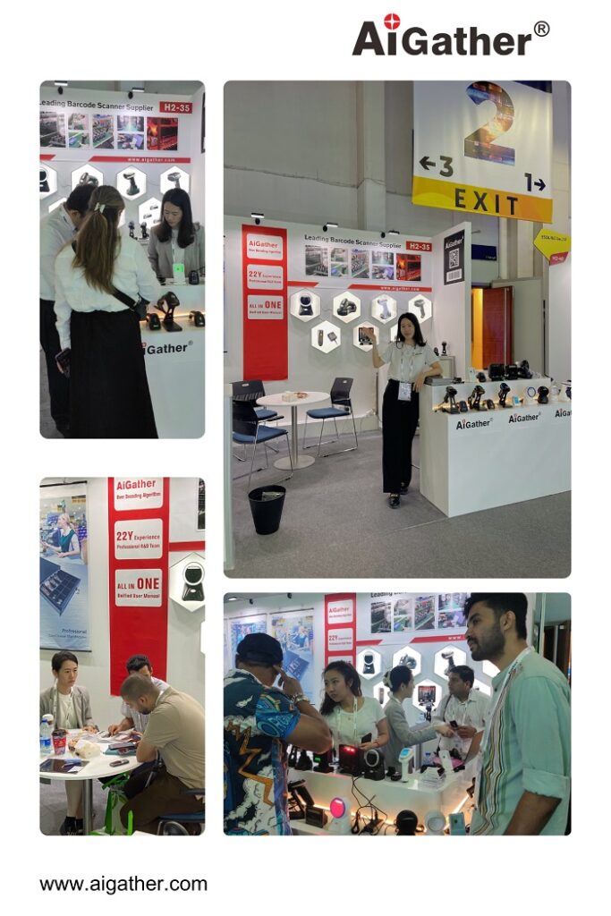 AiGather came to GITEX 2023 again with new barcode scanners